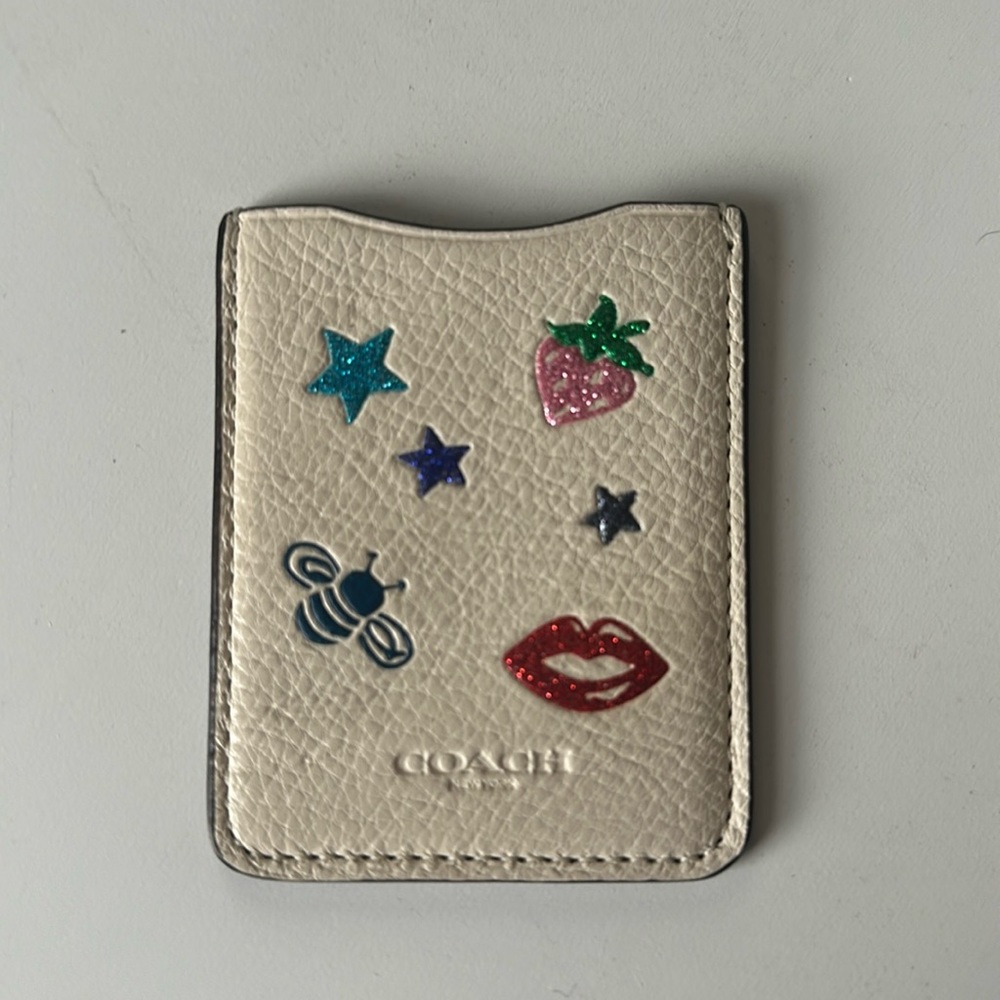 Coach phone card holder